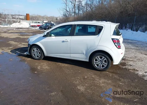 2019 Chevrolet Sonic Lt Auto из США, поврежденный, VIN 1G1JG6SB4K4133754